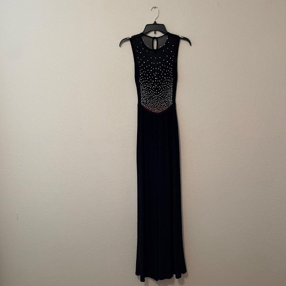 Windsor black maxi dress for special occasion. Size 1/2 - Picture 2 of 6